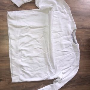 Champion Crewneck all White Vintage